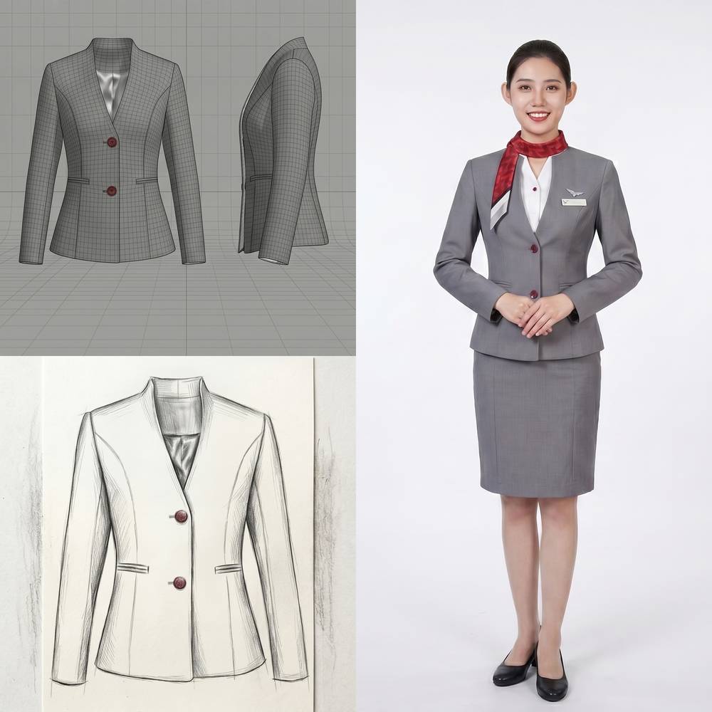 Grey Aviation Set