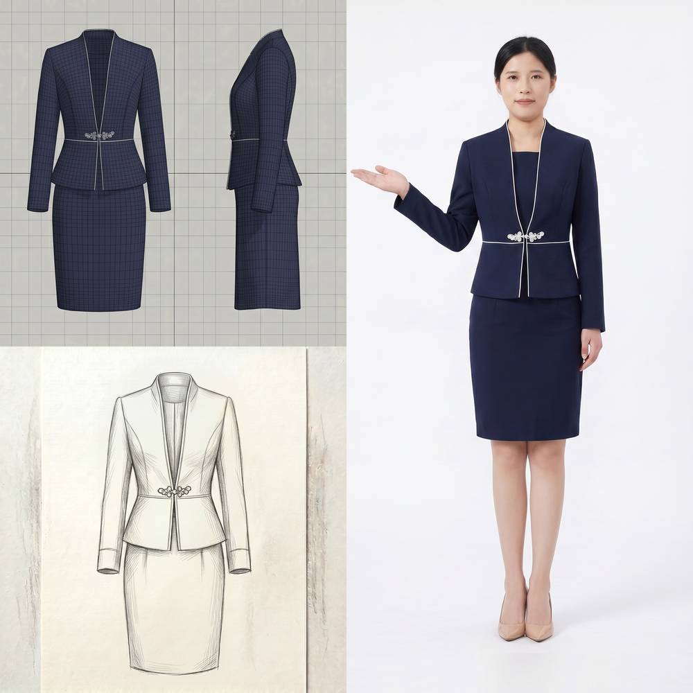 Navy Dress
