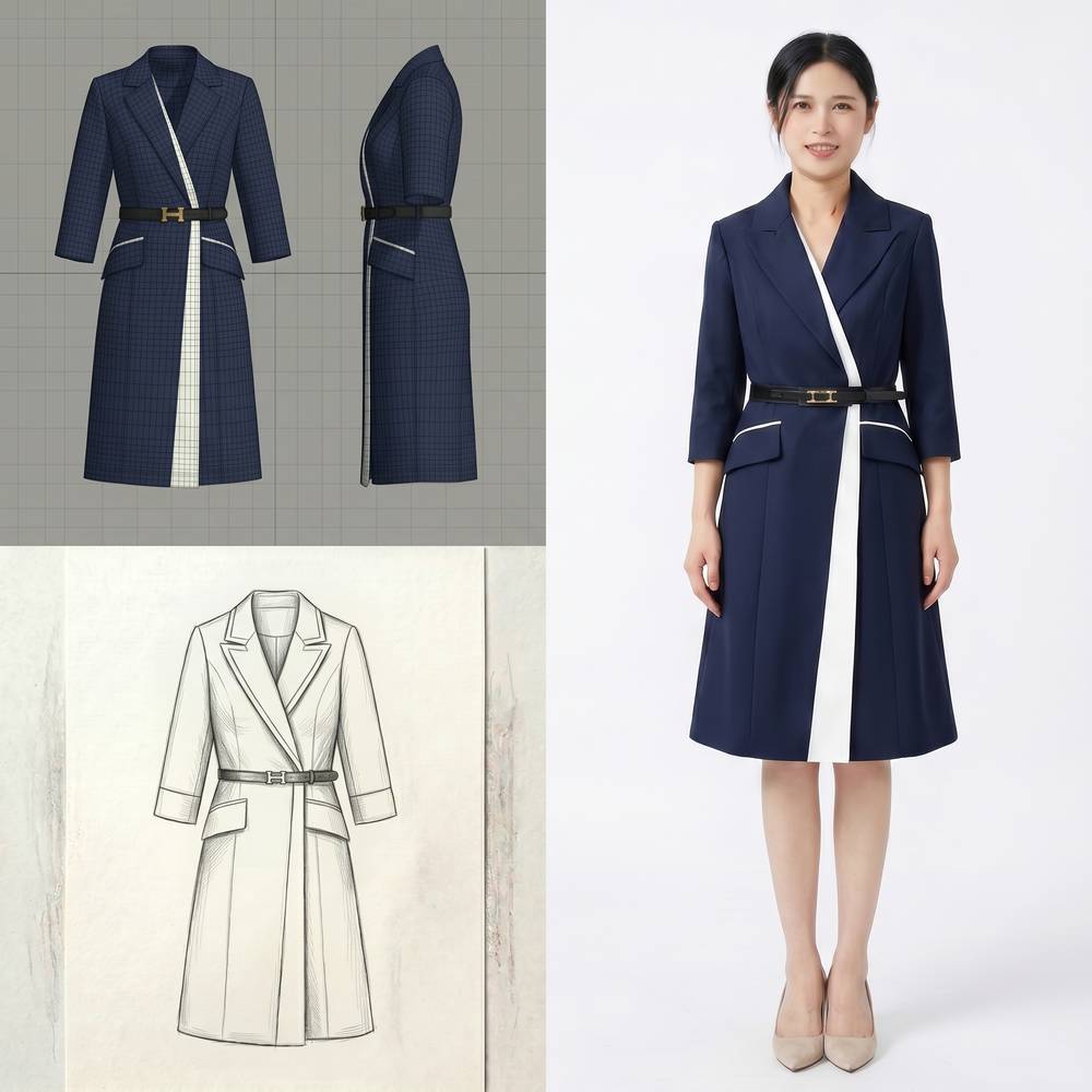 Navy Dress