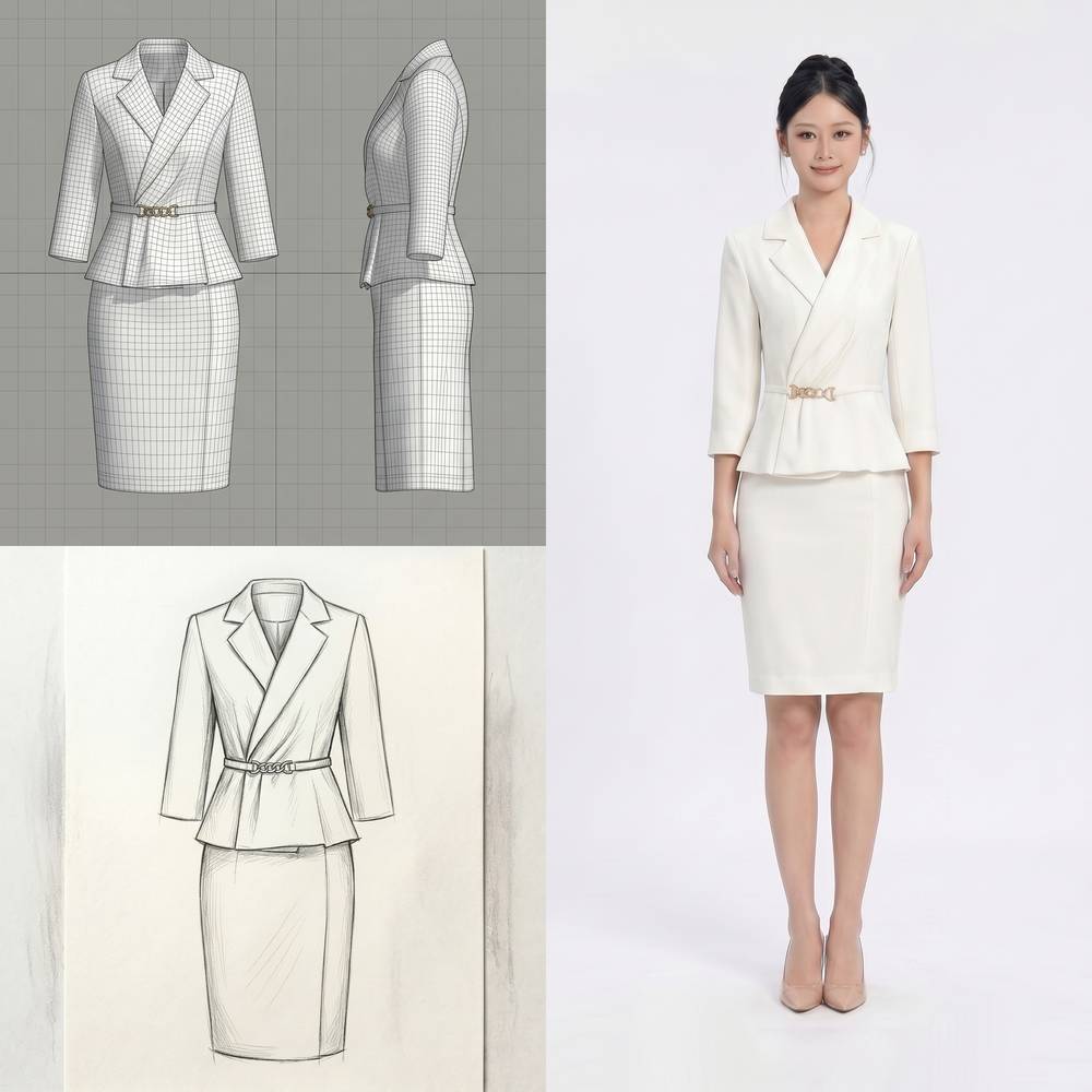 White Suit Set