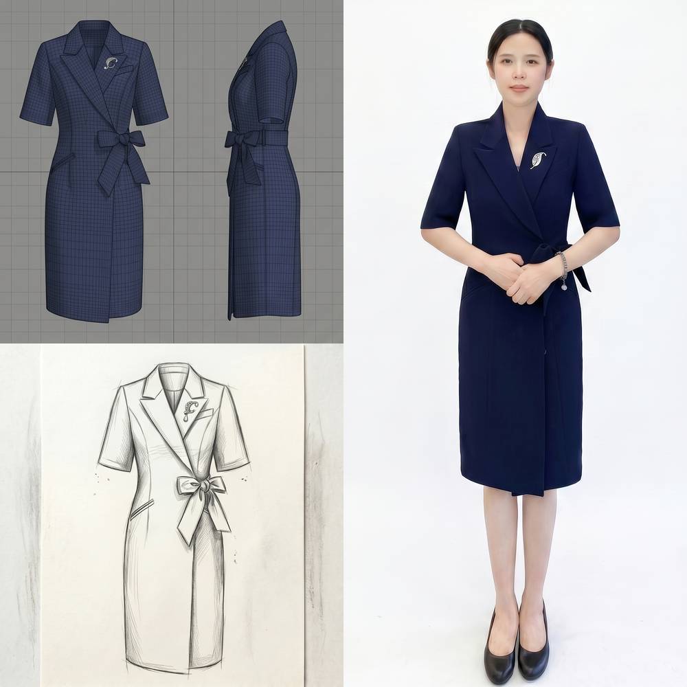 Navy Dress
