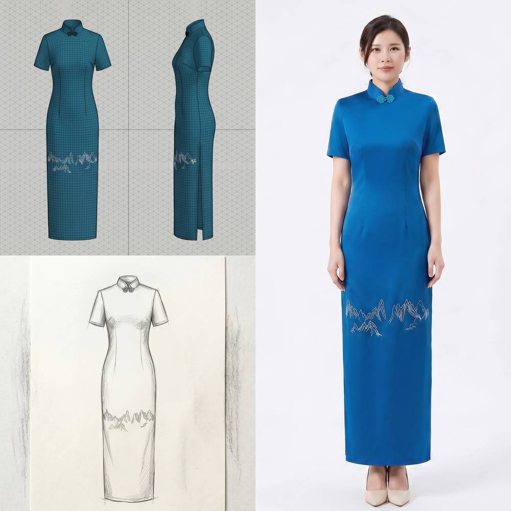 Modern qipao