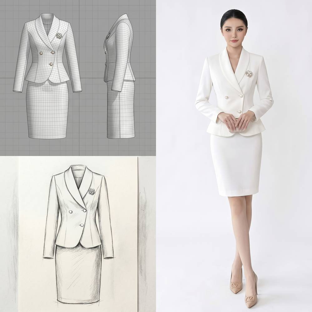White Suit Set