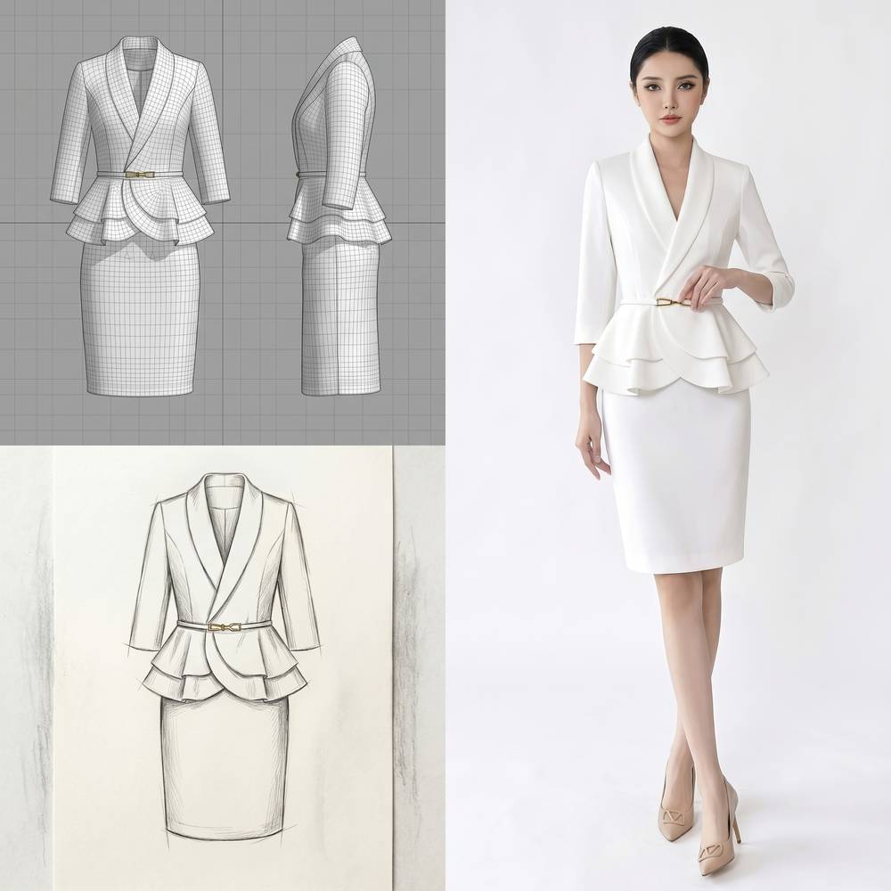 White Suit Set