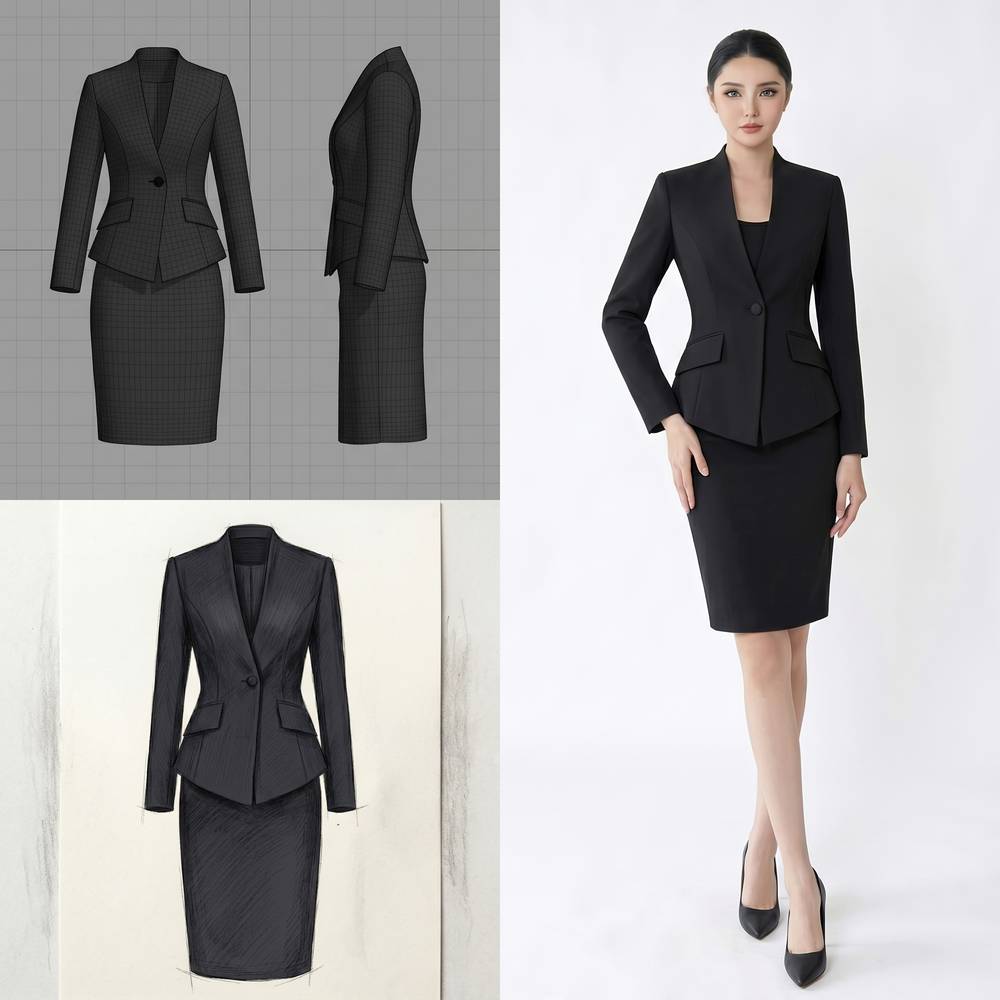 Grey Suit Set
