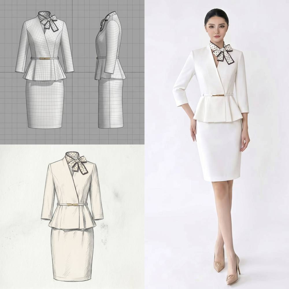 White Suit Set