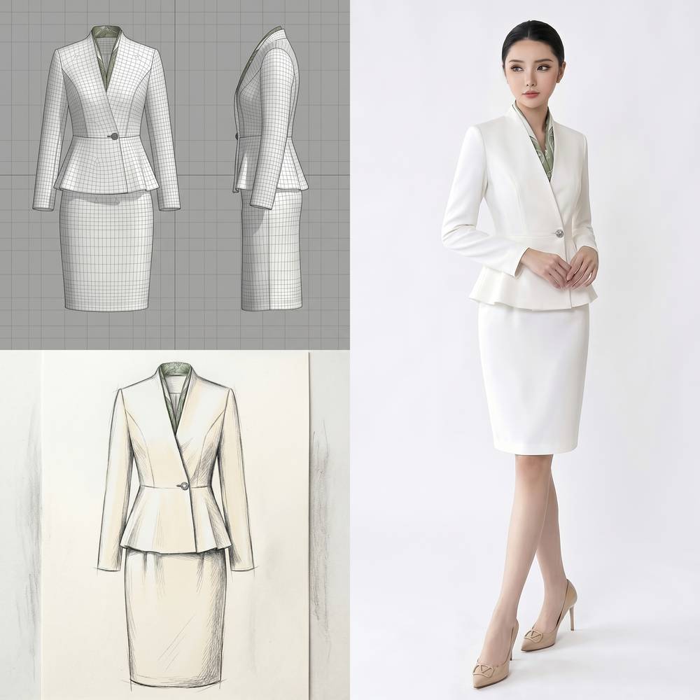 White Suit Set