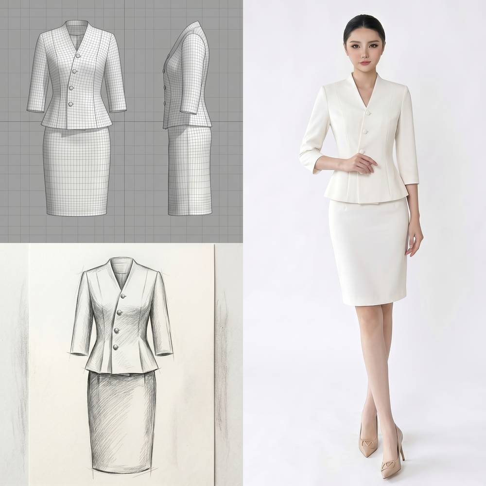 White Suit Set