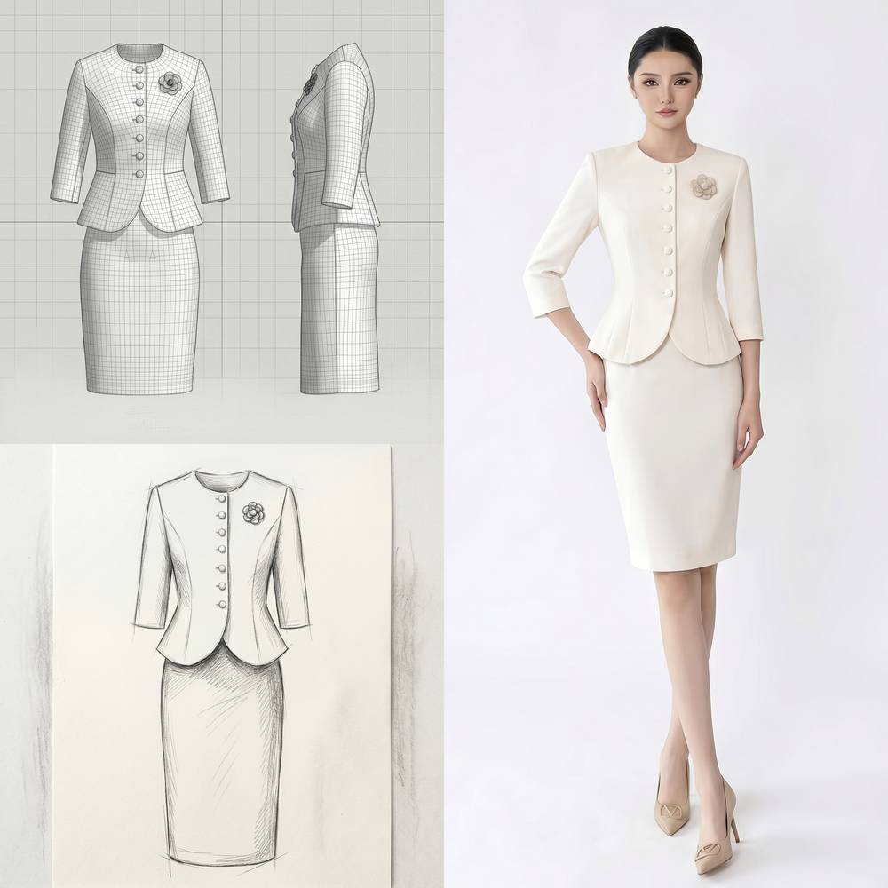 White Suit Set
