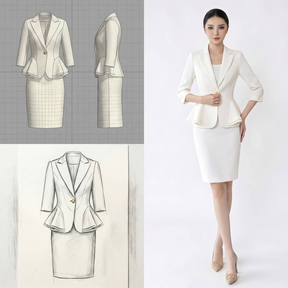 White Suit Set