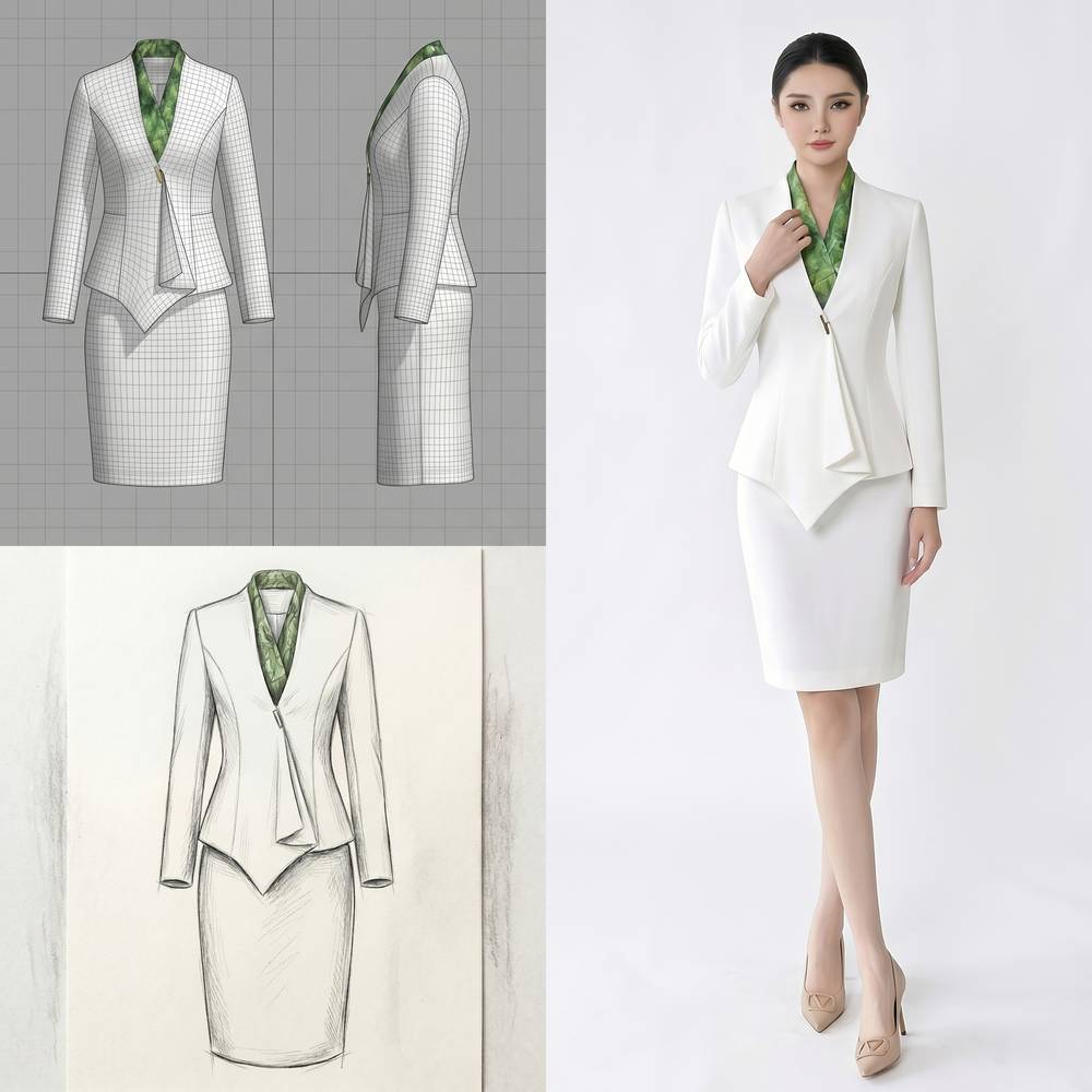 White Suit Set