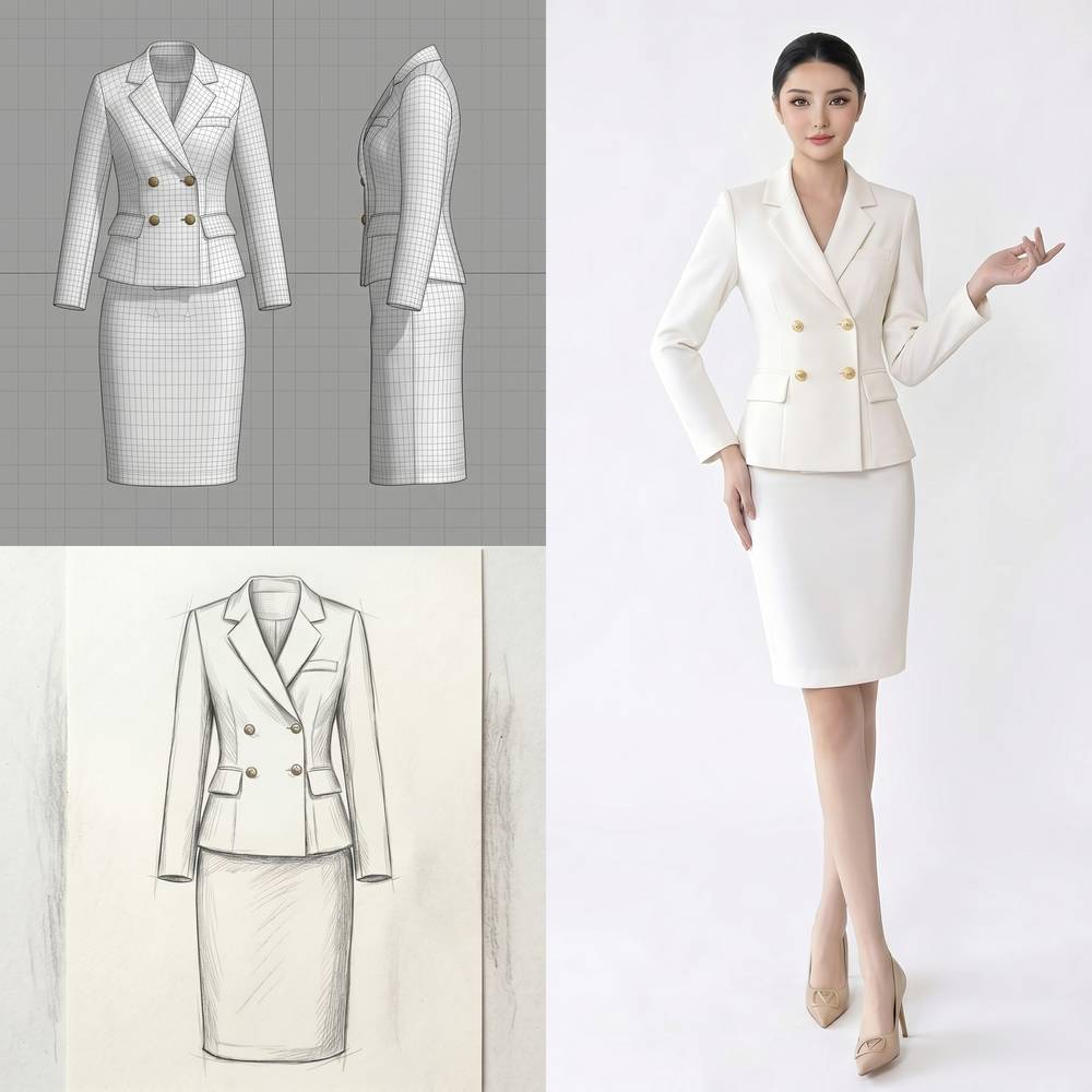 White Suit Set