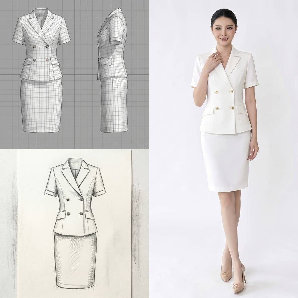 White Suit Set