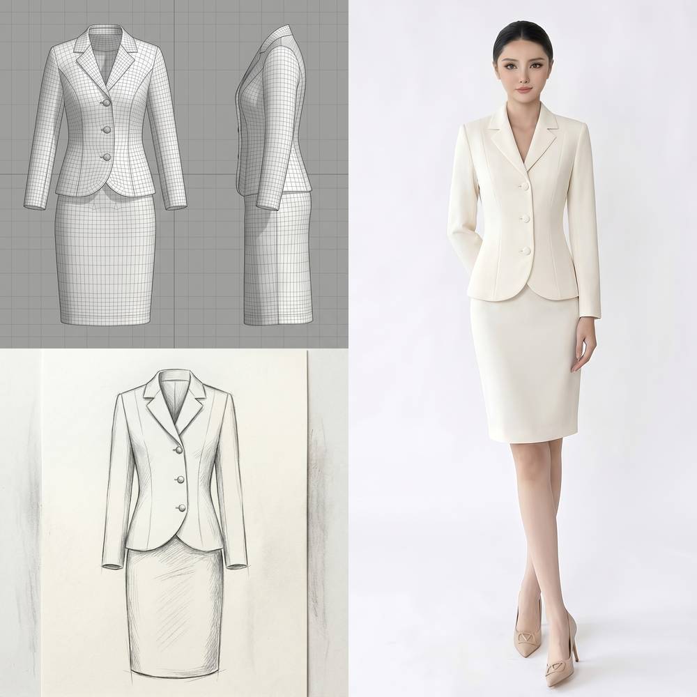 White Suit Set