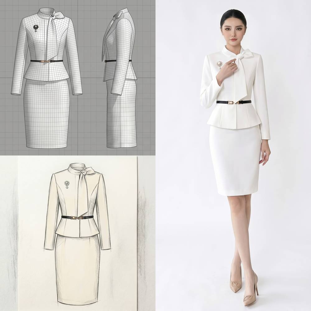 White Suit Set
