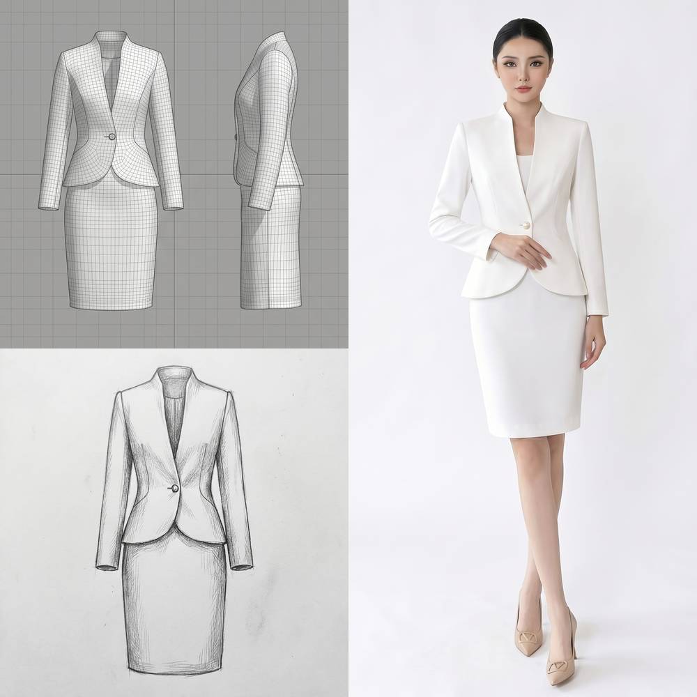 White Suit Set
